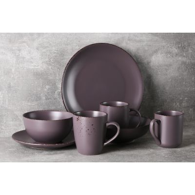 Тарілка Ardesto Lucca Dinner 26 см Grey Brown (AR2926GMC) | Зображення 1