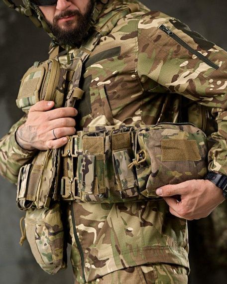 Люксовая плитоноска yakeda COBRA мультикам  с рюкзаком и аптечкой РП7355 | Зображення 6