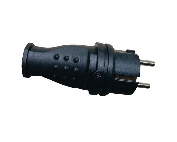 Вилка каучукова пряма з заземленням RUBBER IP44 Ny95000072 | Зображення 2