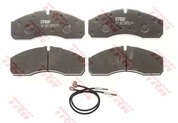 Гальмівні колодки дискові RENAULT Mascott 110/Mascott 130/Mascott 140/Mascott 150, TRW (GDB1610) | Зображення 1