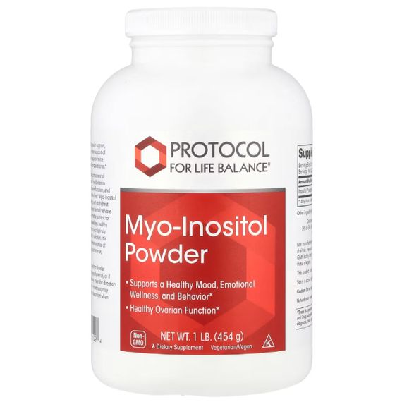 Фолиевая кислота Protocol for Life Balance Myo-Inositol Powder 454 g /76 servings/