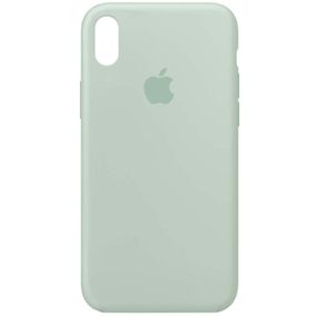 Чохол Silicone Case Full Protective (AA) для Apple iPhone X / XS (5.8") Бірюзовий / Beryl
