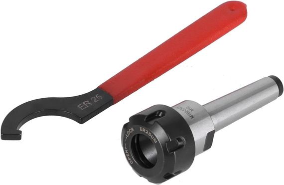 Пружинні затискачі Fafeicy ER25 торцева фреза, з'єднувальний вал, цанговий патрон, конус Морзе, набір пружинних цанг | Зображення 4