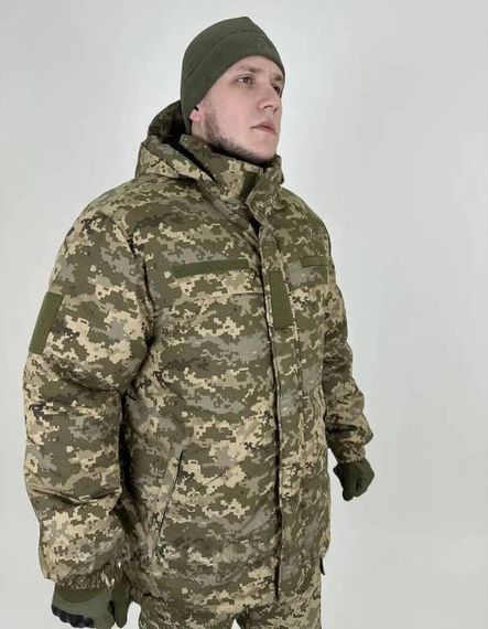Куртка зимова тактична Ultimatum Ranger камуфляж ВСУ Світлий піксель 46