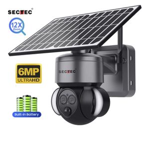Уличная ip-камера 6MP Sectec ST-S568M-4G-6M-12X ZOOM 4G на солнечной батарее