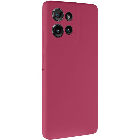 Чохол Silicone Cover Ummi Lakshmi Full Camera (AA) для Motorola Edge 50 Neo Бордовий / Marsala