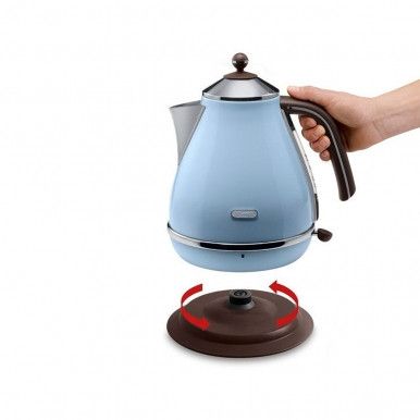 Электрочайник DeLonghi KBOV-2001-AZ 1.7 л голубой | Зображення 1