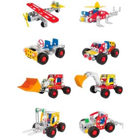 Набір дитячого конструктора "Транспорт", Іграшковий металевий конструктор знижка