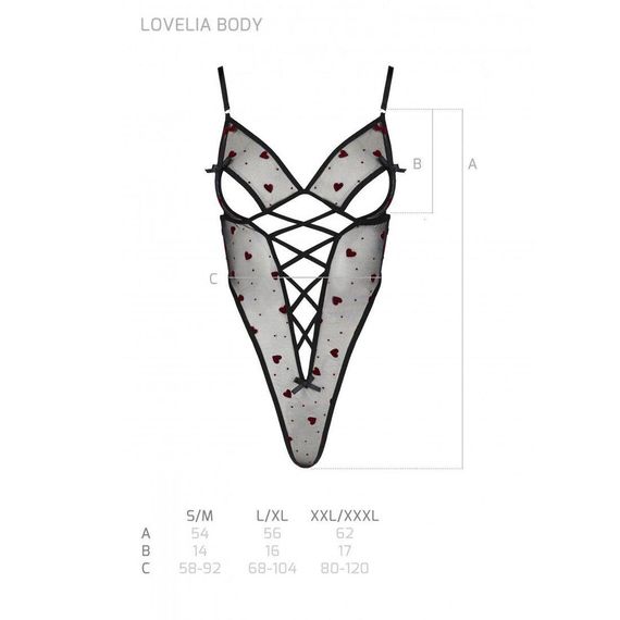 Еротичний боді з малюнком LOVELIA BODY black L/XL - Passion, L/XL | Зображення 6
