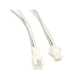 Конектор JST SM 2 pin роз'ємний з проводами папа + мама, Білий + Сірий (Комплект)