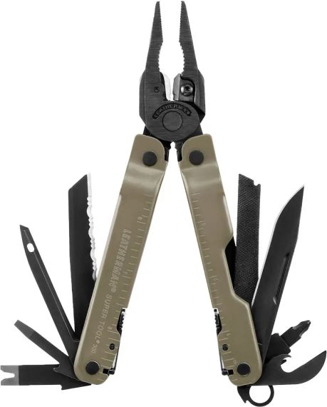 Мультитул Leatherman Super Tool 300М BLACK/COYOTE. Чохол MOLLE