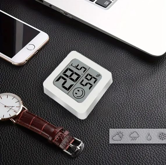 Міні РК-цифровий термометр і гігрометр — портативний вимірювач температури та вологості для дому та вулиці | Зображення 6