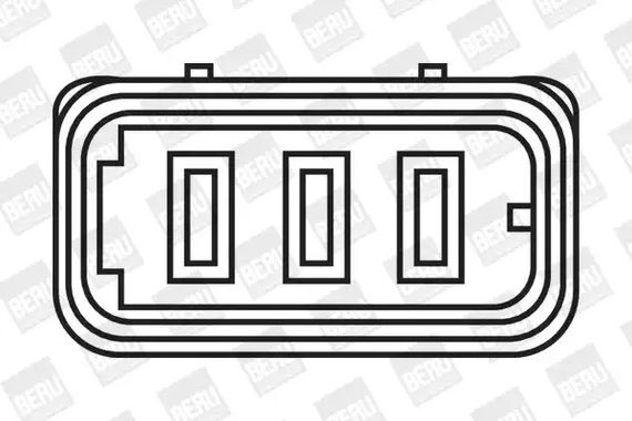 Котушка запалювання SKODA OCTAVIA, SEAT LEON, BERU (ZS016) | Зображення 1