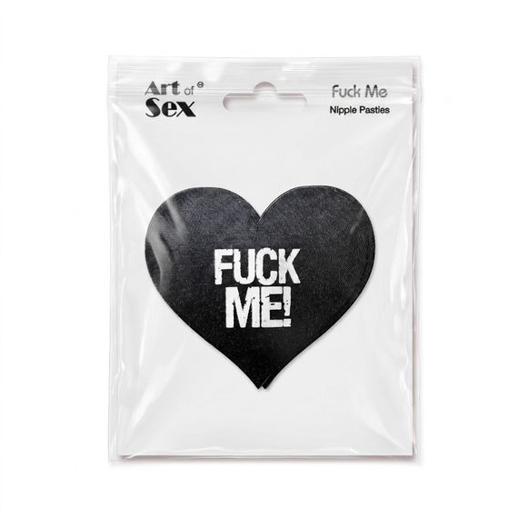 Пестис-сердечка Art of Sex - Fuck me, чорний | Зображення 2