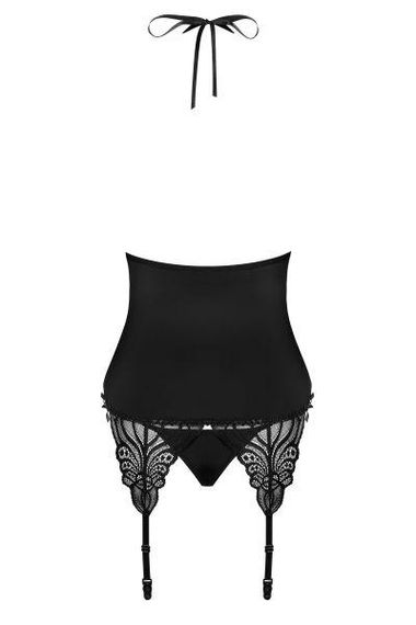 Корсет Obsessive 828-COR-1 corset & thong L/XL sexstyle | Зображення 8