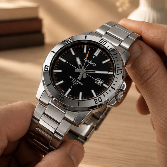 Чоловічий годинник Casio MTP-VD01D-1E2 | Зображення 2