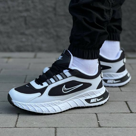 Кросівки Nike весна-літо колір білий/чорний | Зображення 3
