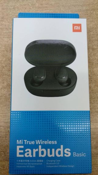 Оригинальные Bluetooth-наушники Xiaomi Redmi AirDots (Mi True Wireless Earbuds) ZBW4480GL Black Global Version | Зображення 6