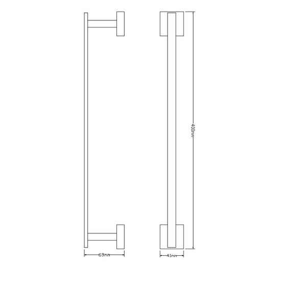 Тримач для рушників Omnires Lift chrome (8124ACR) | Зображення 1
