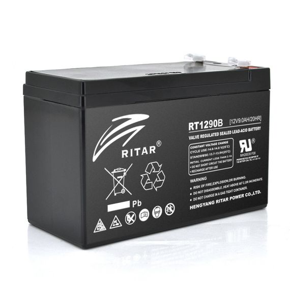 Аккумуляторная батарея AGM RITAR RT1290B, Black Case