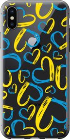 Чехол на iPhone XS Сердца UA "5292u-1583-17620"