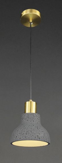 Люстра підвісна на 1 лампочку 27702 Латунь 25-180х15х15 см. | Зображення 4