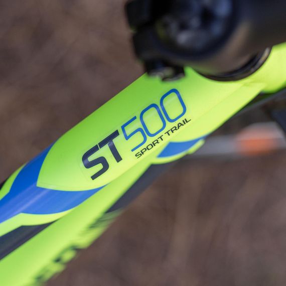 Велосипед гірський Rockrider ST 500 для дітей від 9 до 12 років 24" неоновий | Зображення 8
