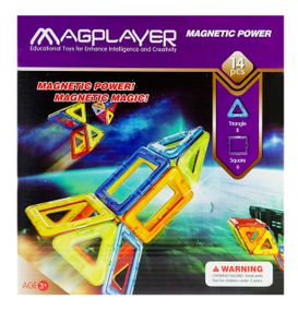 Конструктор Magplayer магнитный набор 14 эл. MPB-14 (MPB-14)