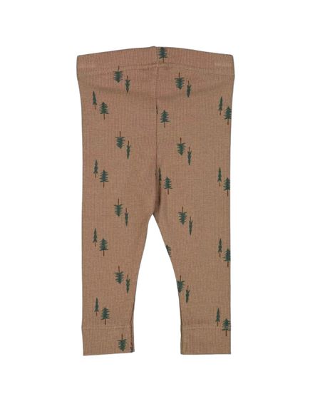 Дитячі легінси для дівчинки Green Cotton 80 см Кавові (25111287) | Зображення 1