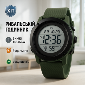 Модний наручний електронний годинник, Стильний армійський годинник Новий командирський NA-32