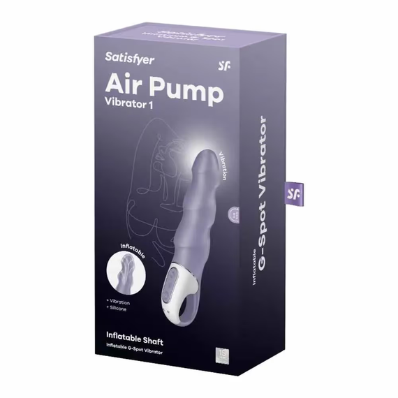 Вібратор для точки G Satisfyer Air Pump Vibrator 1, фіолетовий Sex Aura