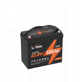 Аккумуляторная батарея Li-TIME MINI-16-A60 LiFePO4 12.8 100Ач 1280Wh,(100/100A) M8, 200*258*168mm