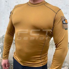 Лонгслів тактичний джерсі стрейч койот 50