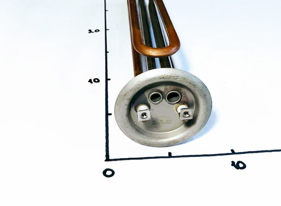 Тэн для бойлера 2000w на фланце D72 медный Thermowatt (Италия) | Зображення 2