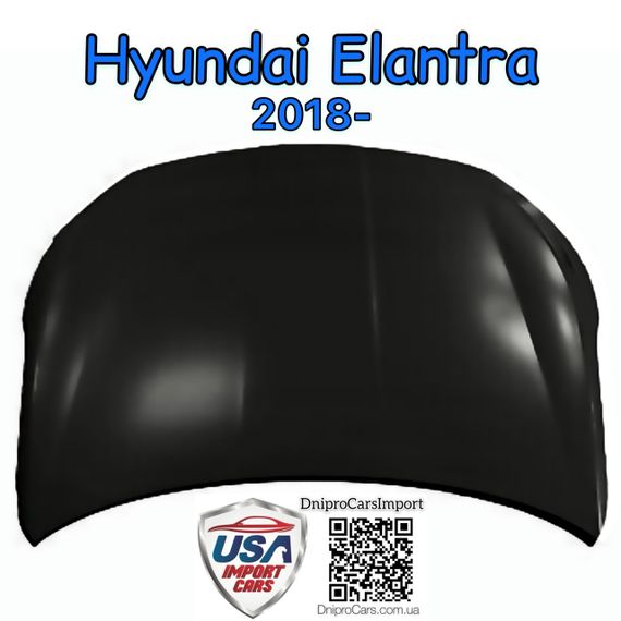 Hyundai Elantra c 2018 капот, 66400F2500