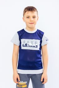 Футболка для хлопчика Носи своє 134 Синій (p-5948-34052)