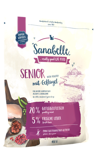 Sanabelle Senior Сухой корм для пожилых кошек 400 г