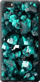 Чехол на Huawei Ascend P8 Lite Кристаллы 2 "3674u-126-17620"