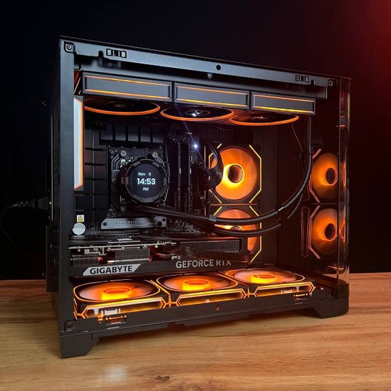 Збірка на замовлення: ігровий ПК GameMax Hype-M Black Tower / AMD Ryzen 7 7700 (8 (16) ядер по 3,8 - 5,3 ГГц) / 32 ГБ DDR5 / 2000 ГБ SSD M.2 / nVidia GeForce RTX 5070, 12 ГБ GDDR7, 192-bit / 750 Вт | Зображення 8