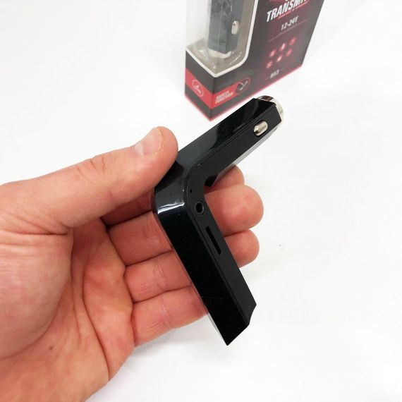 Автомобільний MP3 Трансмітер FM-модулятор HZ H13 LCD AUX/USB, Bluetooth фм передавач для автомагнітоли | Зображення 7