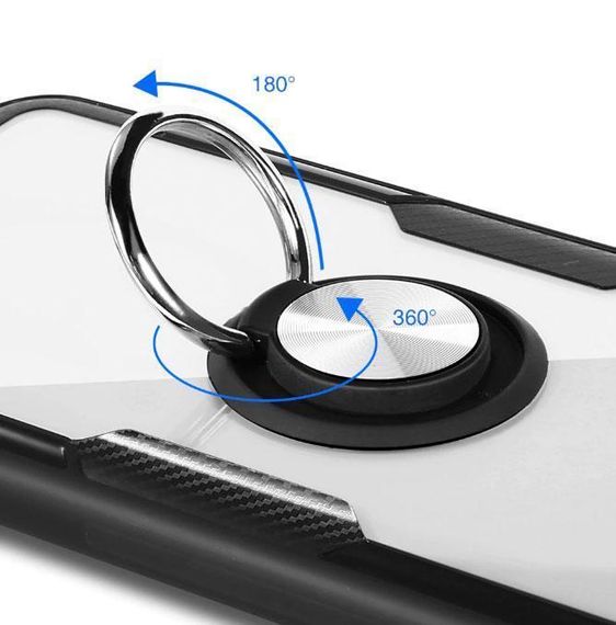 Чехол Primolux Ring Magnetic Stand для Apple iPhone 14 - Black | Зображення 4