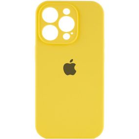 Чохол Silicone Case Full Camera Protective (AA) для Apple iPhone 15 Pro Max (6.7") Жовтий / Yellow