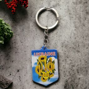 Брелок резиновый Ukraine