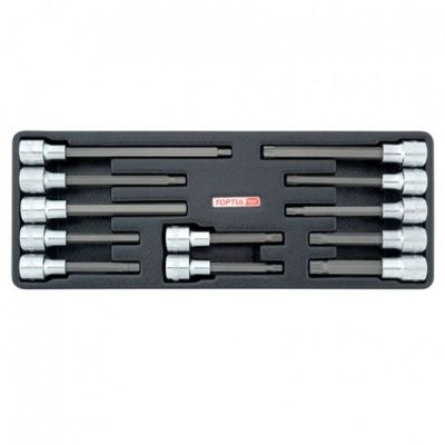 Набор бит Toptul впресованных в головку 1/2&quot; 12ед. (в ложементе) (GAAT1202)