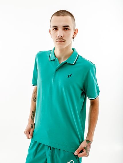 Футболка AUSTRALIAN 2-STRIPE PIQUE' POLO - R-FIT