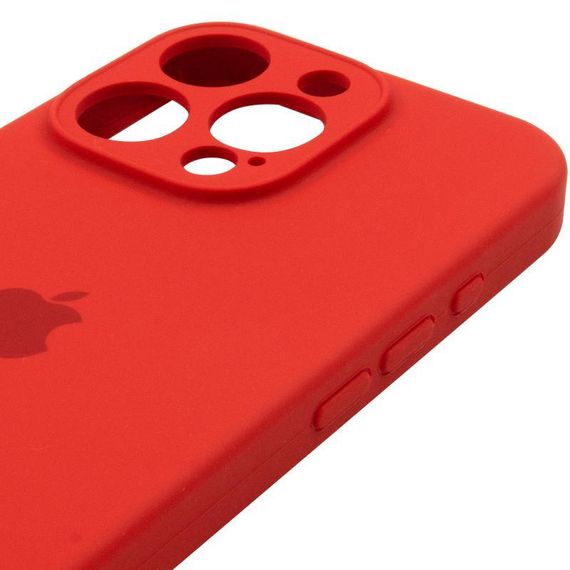 Чохол Silicone Case Full Camera Protective (AA) для Apple iPhone 14 Pro Max (6.7") Червоний / Red | Зображення 3