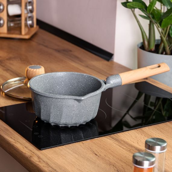 Сотейник с антипригарным покрытием 2,9 л с толстым дном Ø 18 см MGC HP-4-431GR | Зображення 4