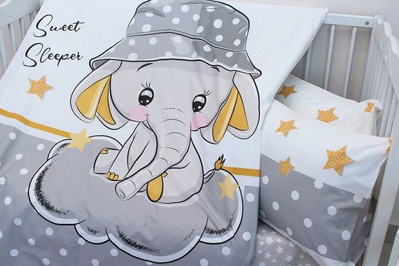 Детский комплект Sweet sleeper grey | Зображення 1