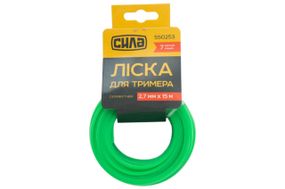 Волосінь для тримера 2,7 мм гептагон (сімикутник) 15 м СІЛА 5502531