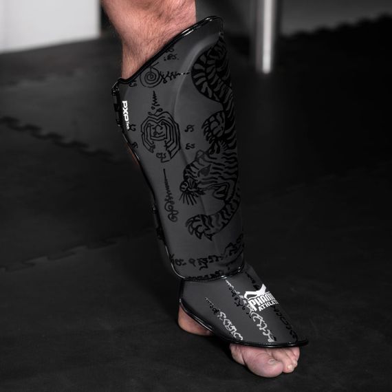Захист гомілки та стопи Фантом Muay Thai S/M Black | Зображення 3